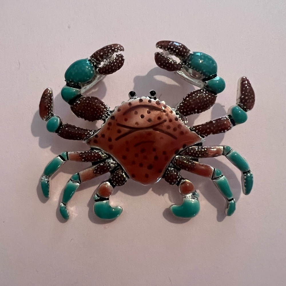Crab Pendant/Brooch New